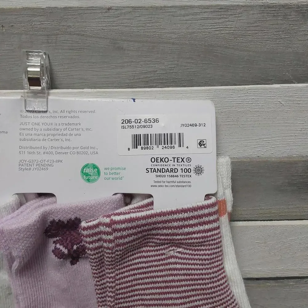 Baby Girls' 8pk Floral Crew Socks | Carters | 3-12 mos